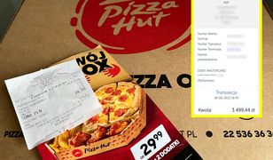 3,5 tysiąca złotych za jedną małą pizzę. Niebywały rachunek z popularnej restauracji