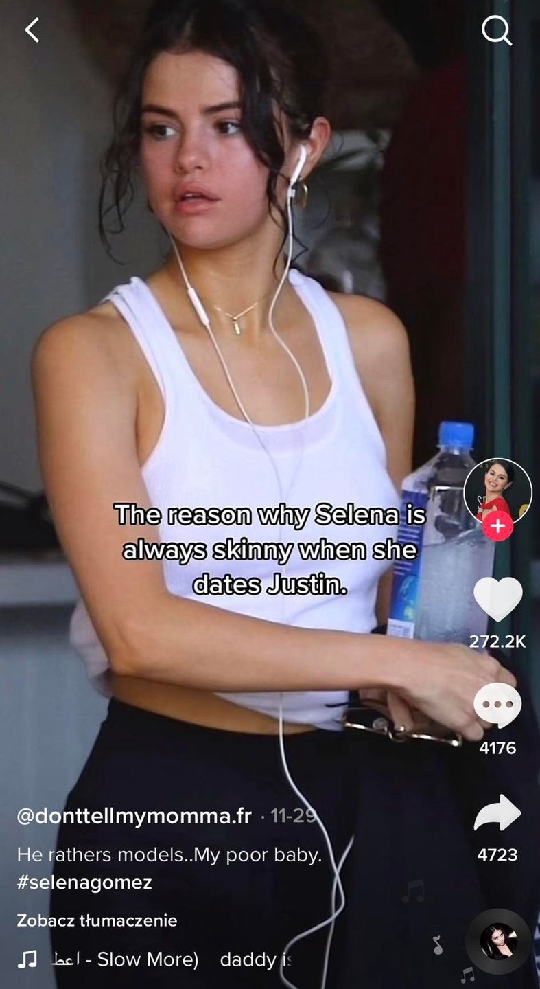 Odpowiedź Seleny Gomez