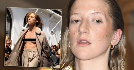 Lara Gessler publicznie paraduje TOPLESS. W negliżu minęła tłum gapiów