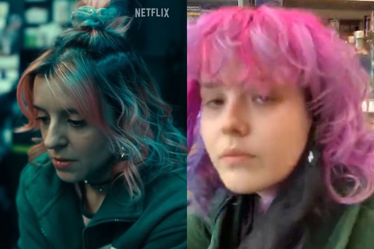 Oliwia w "Anieli" (po lewej) i influencerka Frogszoposting
