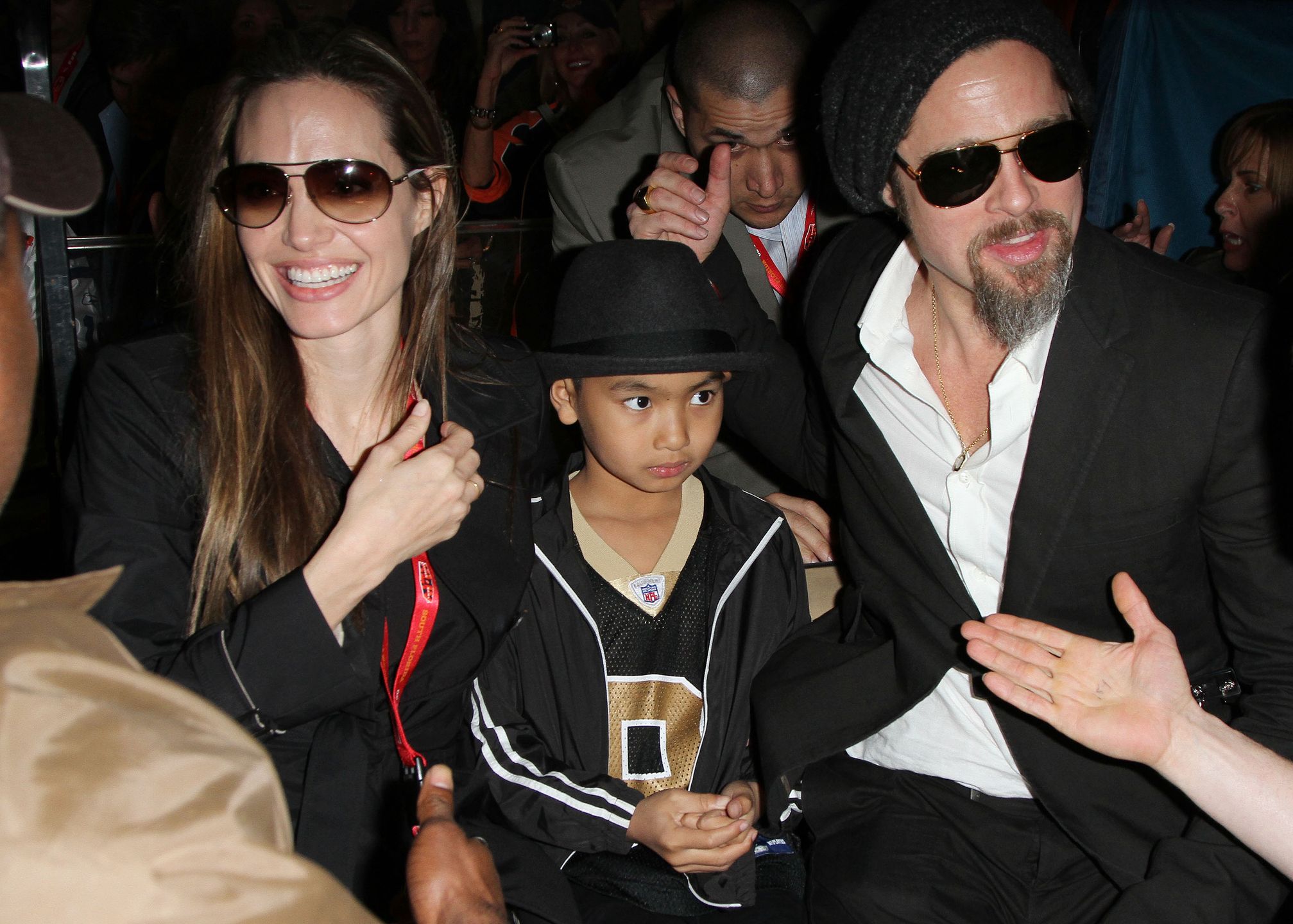 Angelina Jolie, Brad Pitt, Maddox Jolie-Pitt
