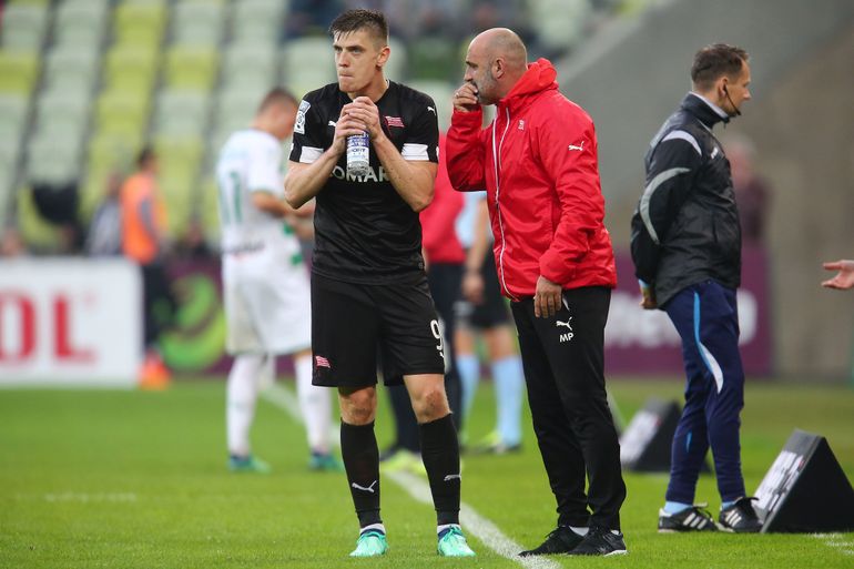 Michał Probierz i Krzysztof Piątek