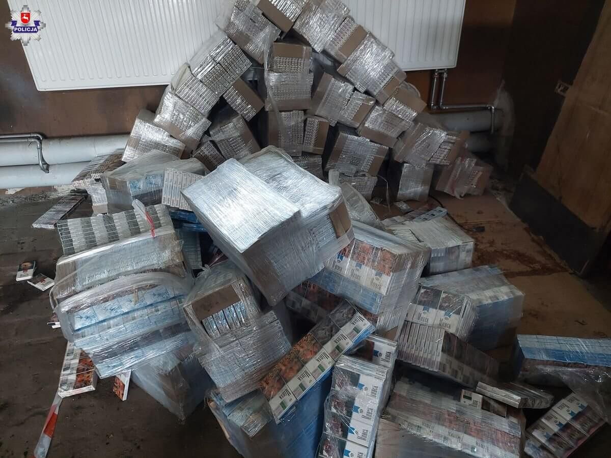Zabezpieczone papierosy