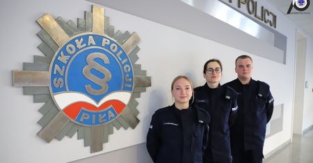 Słuchacze Szkoły Policji w Pile zatrzymali pijanego kierowcę