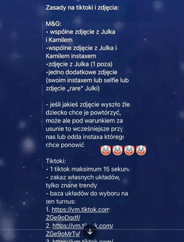 Zasady na obozie Julii Żugaj 