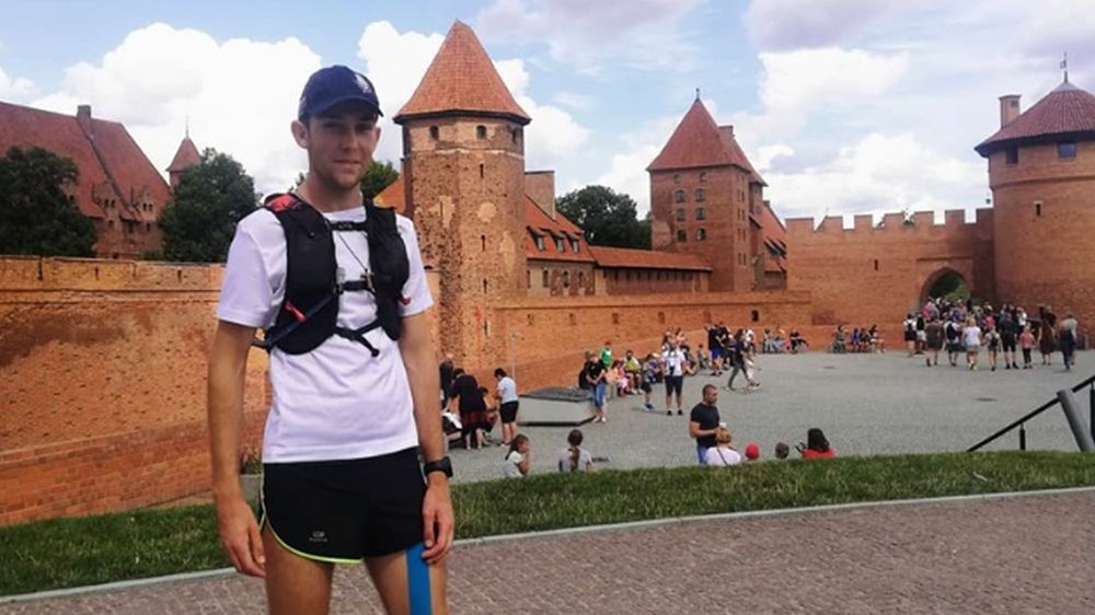 Archiwum prywatne / Tomasz Sobania / Na zdjęciu: Tomasz Sobania w Malborku