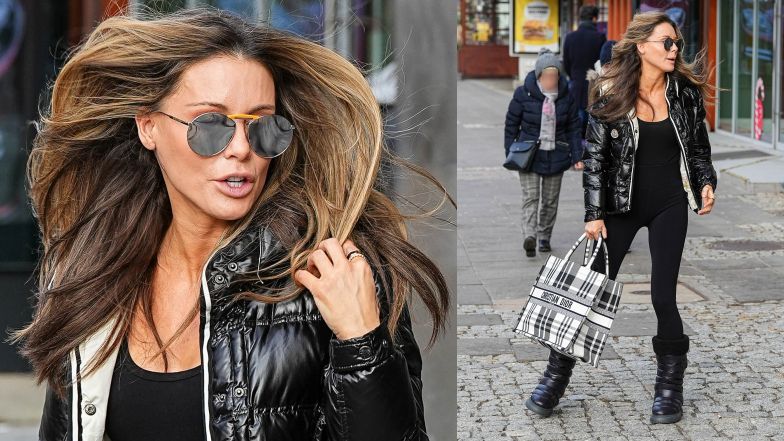 Małgorzata Rozenek przed studiem "Dzień dobry TVN"