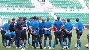 Trening reprezentacji Mołdawii przed meczem z Polską