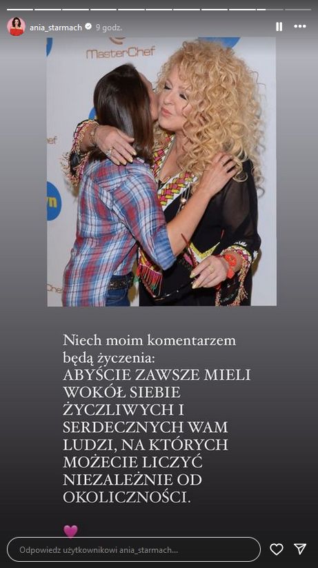 Anna Starmach odpowiada Magdzie Gessler