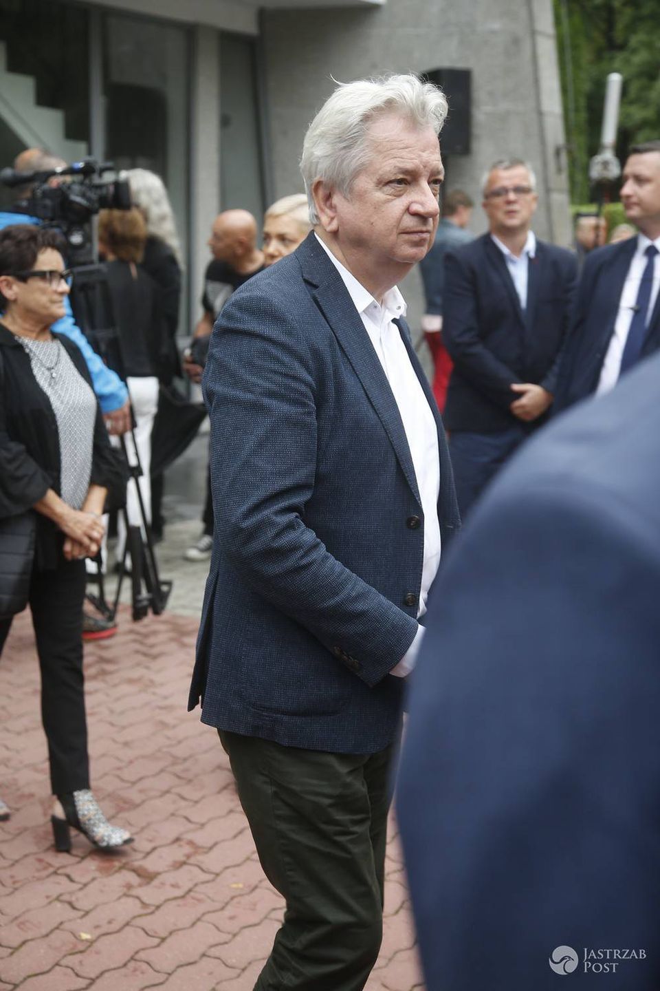 Juliusz Machulski - pogrzeb Grzegorza Miecugowa