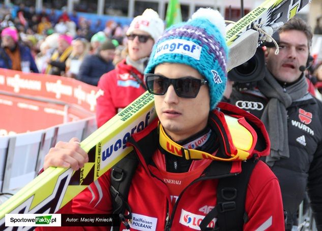 Maciej Kot w Nowy Rok w Garmisch-Partenkirchen spisał się lepiej niż w sylwestrowych kwalifikacjach i treningach