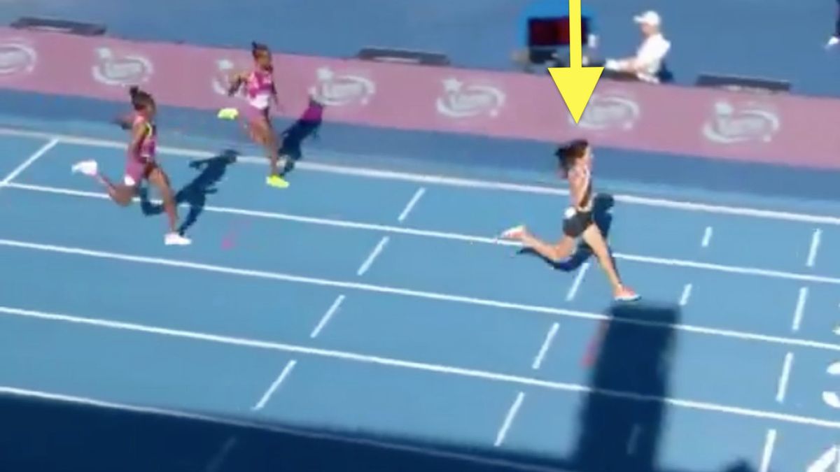 Twitter / TVP Sport / Sofia Ennaoui wygrała bieg na 1500 m