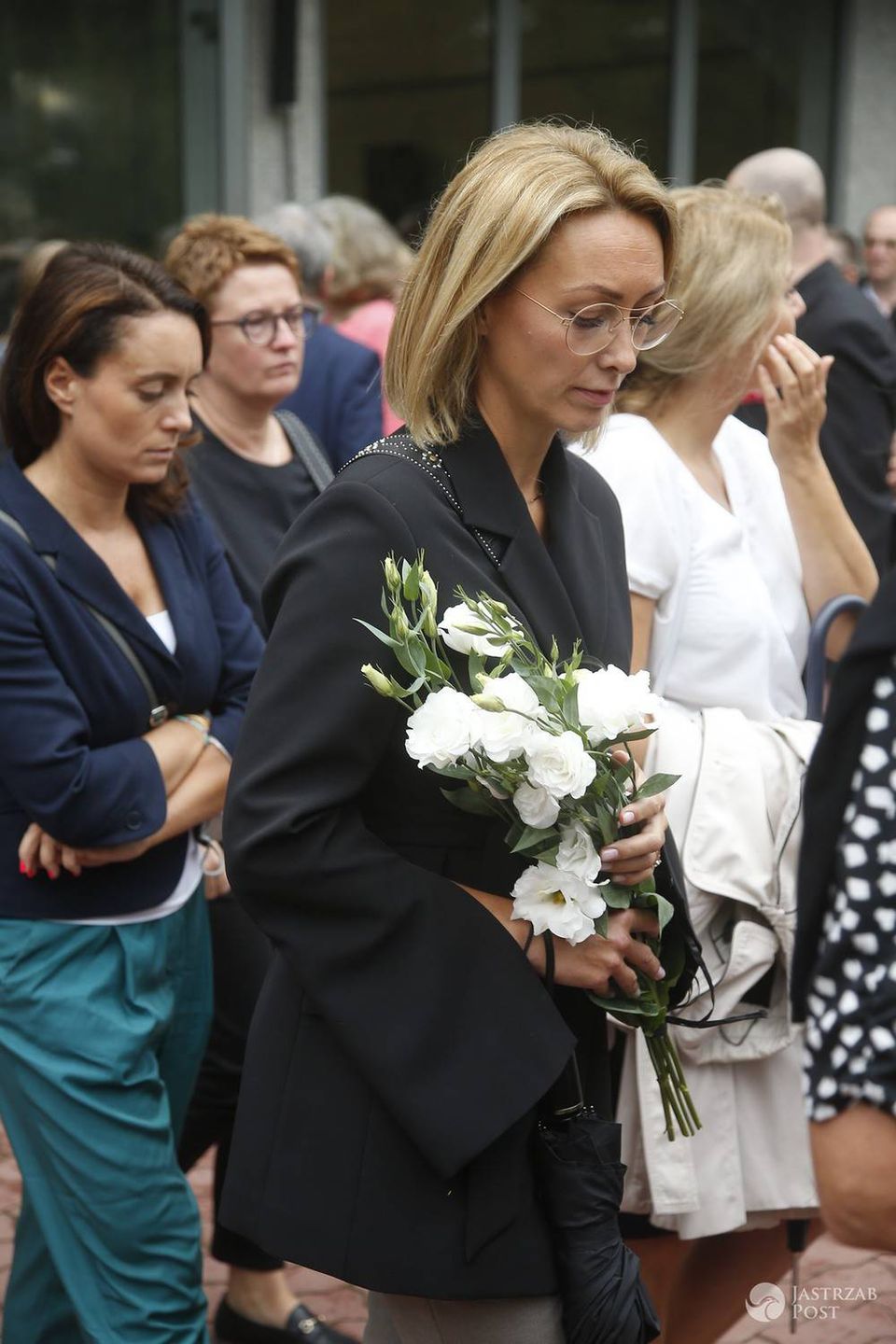 Ania Kalczyńska - pogrzeb Grzegorza Miecugowa