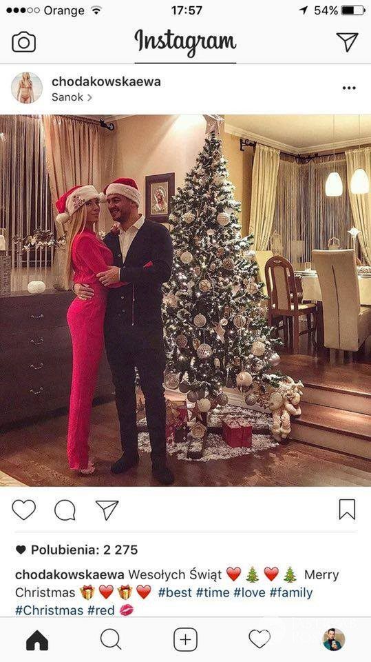 Ewa Chodakowska i Lefteris Kavoukis - święta 2016, Wigilia zdjęcia