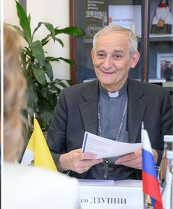 Papieski wysłannik w Rosji. Spotkał się rzeczniczką praw dziecka