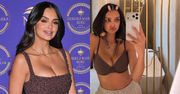 Naturalna Klaudia El Dursi w samym staniku pozuje przed lustrem. "Zaspałam" (FOTO)