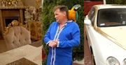 Bogdan Trojanek z papugą na ramieniu pochwalił się w "DDTVN" willą i bentleyem: "TROSZECZKĘ ZŁOTA" (ZDJĘCIA)