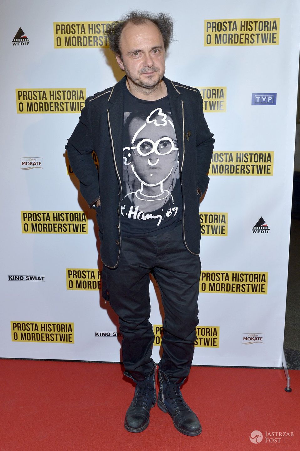 Arkadiusz Jakubik na premierze filmu "Prosta historia o morderstwie"