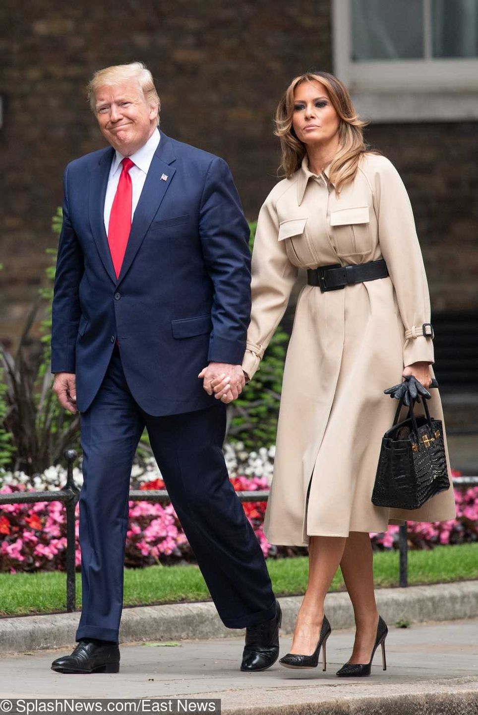 Melania Trump spotkała się z Theresę May