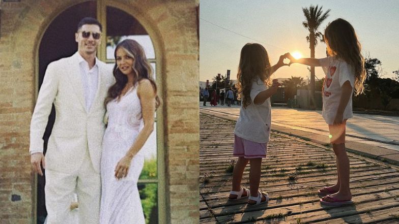 Klara i Laura Lewandowskie też były na drugim ślubie rodziców!