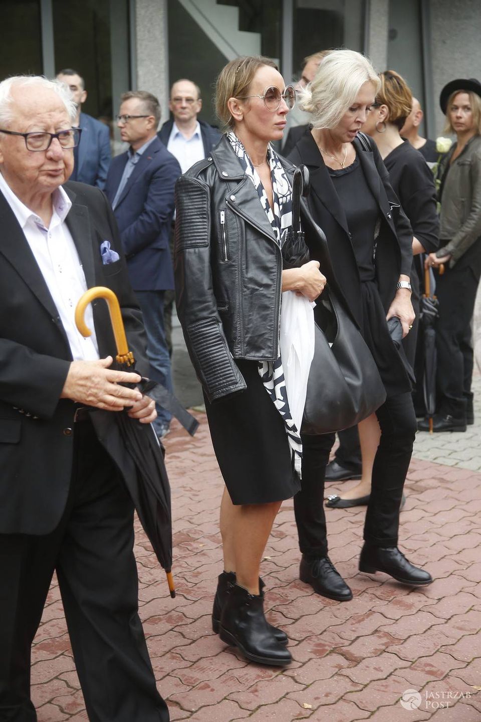 Dorota Williams i Bogna Sworowska - pogrzeb Grzegorza Miecugowa