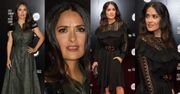 Salma Hayek w dwóch sukienkach w Londynie