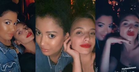 Wyluzowane Julia Wieniawa i Patricia Kazadi IMPREZUJĄ wspólnie nad Wisłą: "Gorączka sobotniej nocy"