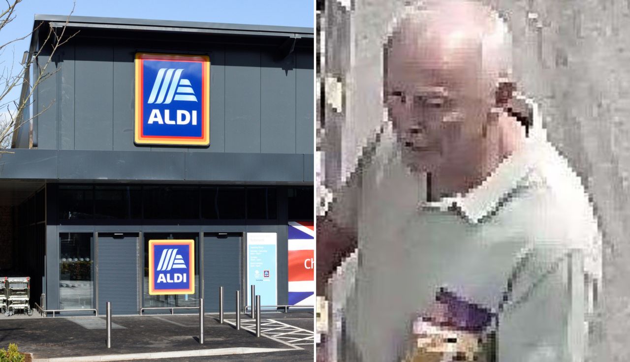 Smartfon przy bucie. Senior chodził po Aldi. Skandal w Anglii