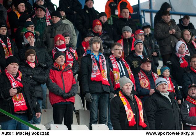 Po pierwszym tegorocznym meczu fani Widzewa mieli zafrasowane miny