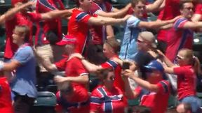Znów to zrobili. Norwegowie skradli show na meczu... baseballa
