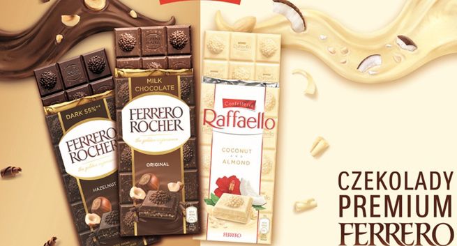 Ferrero wchodzi w kategorię tabliczek czekolady premium