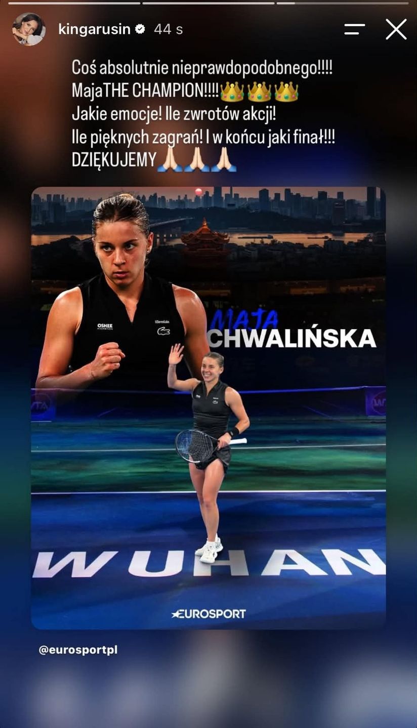 Gwiazdy gratulują wygranej Mai Chwalińskiej