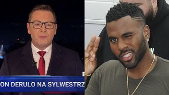 Jason Derulo gwiazdą nie tylko Sylwestra Marzeń. Poświęcono mu PRAWIE CAŁE "Wiadomości" w TVP: "Wyznaczamy trendy, nie kalkulujemy"