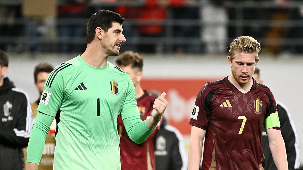 Getty Images / Na zdjęciu od lewej: Thibaut Courtois i Kevin De Bruyne