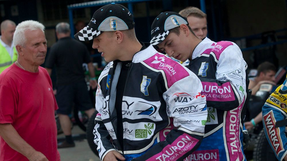 WP SportoweFakty / Wojciech Szubartowski / Żużlowcy Unii Tarnów.