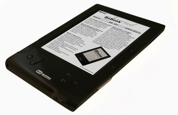 Czytnik ebooków BeBook 2 z dotykowym ekranem na CeBIT 1