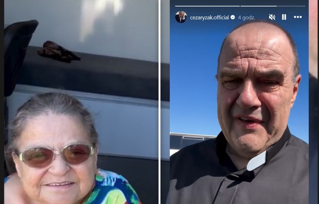 Grażyna Zielińska i Cezary Żak na planie nowego "Rancza"