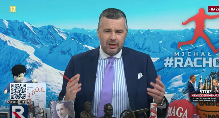 Taką widownię gromadzi poranny program Rachonia w TV Republika