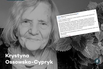 Nie żyje Krystyna Ossowska-Cypryk. Miała 100 lat