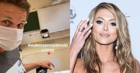 Zaangażowani Antek Królikowski i Joanna Opozda relacjonują WSPÓLNĄ PODRÓŻ na wybory prezydenckie (FOTO)