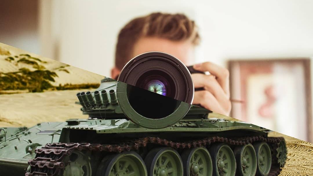 Fotograf pokazuje różnice między beztroską, a przerażającą prawdą 1