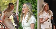 Elegancka Jennifer Aniston STROI MINY na planie serialu (ZDJĘCIA)