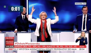 To ona była "czarnym koniem" w warszawskiej debacie. Sprawdziliśmy, kim jest Krystyna Krzekotowska