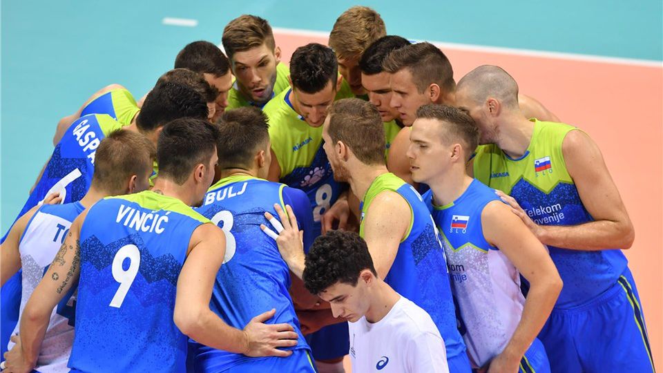 Zdjęcie okładkowe artykułu: Materiały prasowe / FIVB / Na zdjęciu: siatkarze reprezentacji Słowenii