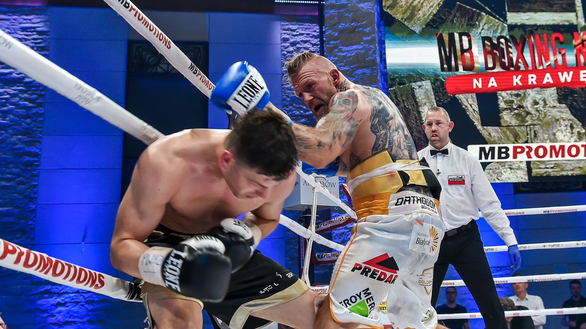 Zdjęcie okładkowe artykułu: Materiały prasowe / Mariusz Konfiszer / Przemysław Gorgoń pokonał Patryka Szymańskiego na MB Boxing Night 7