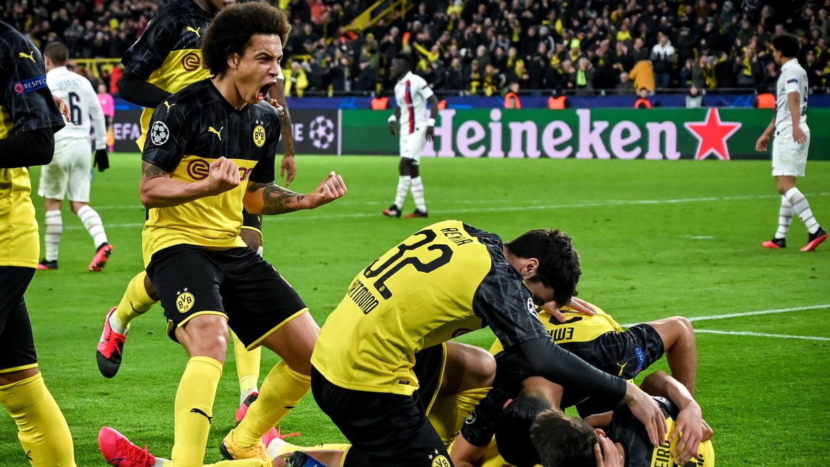 radość piłkarzy Borussii Dortmund