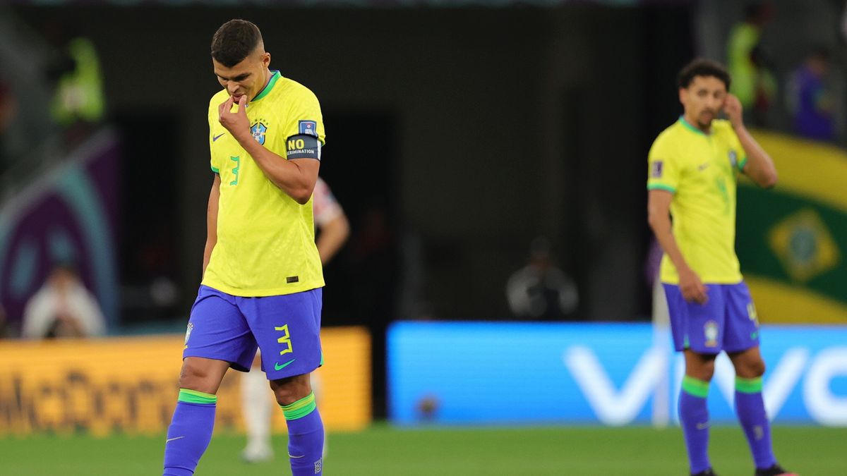 PAP/EPA / Friedemann Vogel / Na zdjęciu: piłkarze reprezentacji Brazylii