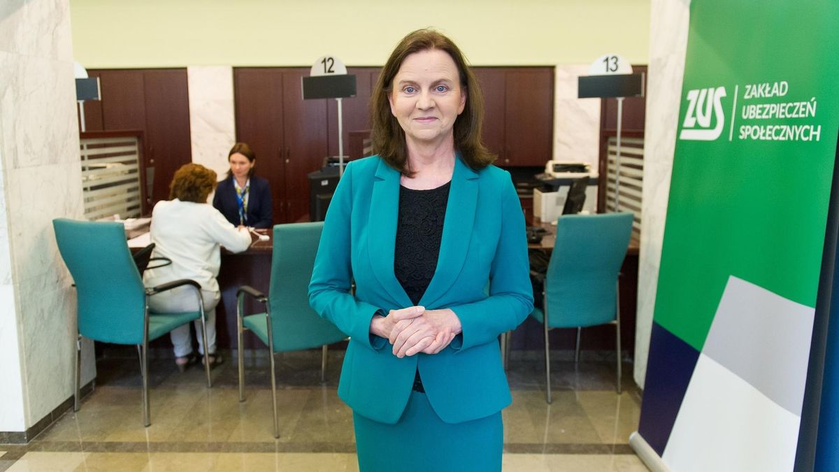 Prof. Gertruda Uścińska jest prezesem ZUS od 2016 roku.