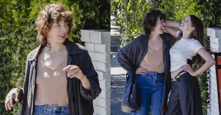 Milla Jovovich razem z 16-letnią córką zanoszą się śmiechem podczas spaceru. Ever Anderson to skóra zdjęta z matki? (ZDJĘCIA)