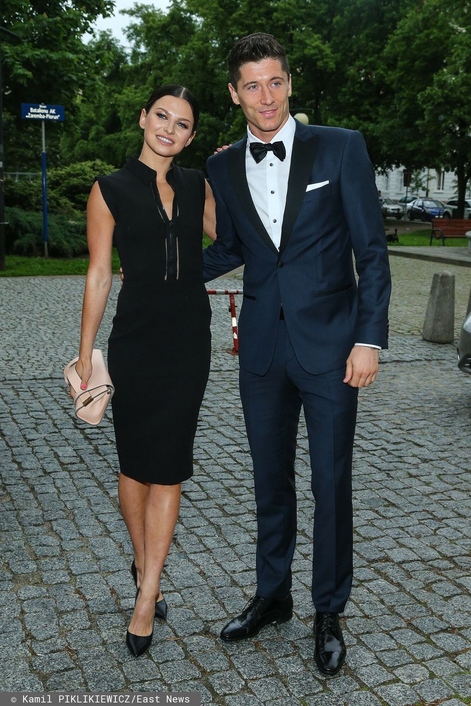 Anna i Robert Lewandowscy w 2014